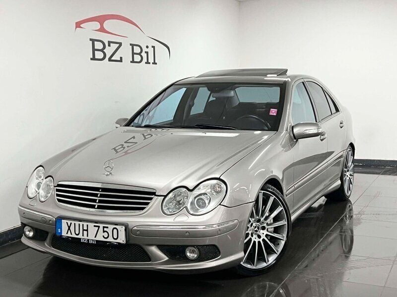 Silver Begagnad 2005 Mercedes C55 AMG AMG Sedan | 239 900 kr - Bild 1/4