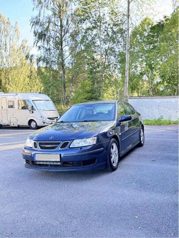 Blå Begagnad 2007 Saab 9-3 Linear Sedan | 22 000 kr (Marknadspris) - Bild 1/4