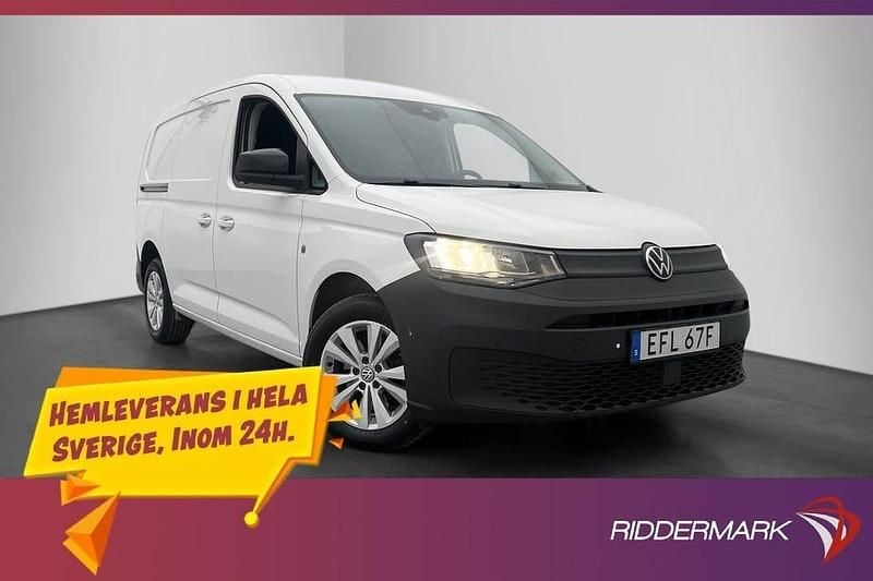 Vit Begagnad 2022 VW Caddy Maxi Minibuss | 199 800 kr (Superpris) - Bild 1/3