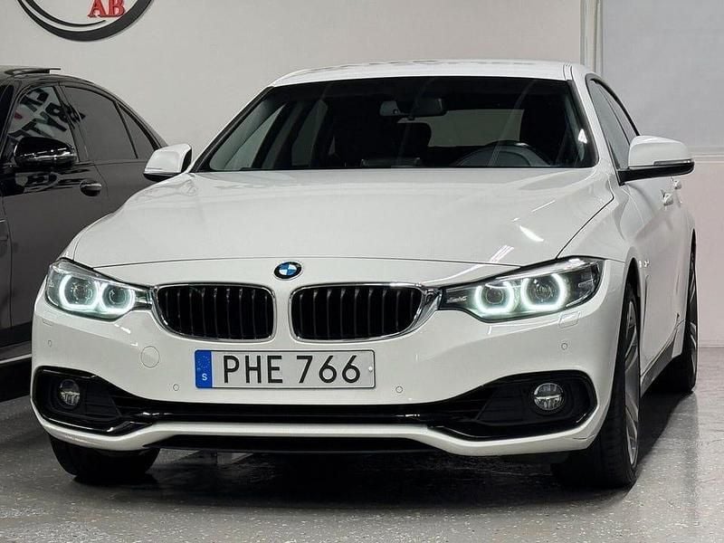 Begagnad BMW 420 Gran Coupé Sport Line 184 HK (135 kW) 2018 Vit Sportkupé