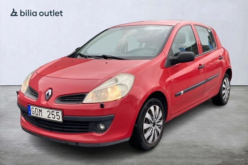 Mörkröd Begagnad 2006 Renault Clio II Halvkombi | 17 000 kr (Bra pris) - Bild 1/3