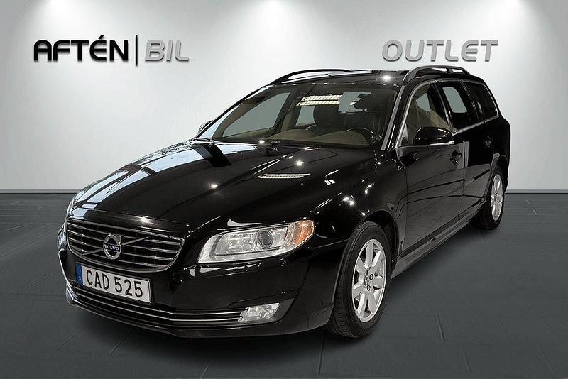 Svart Begagnad 2013 Volvo V70 Momentum Kombi | 94 900 kr (Marknadspris) - Bild 1/3