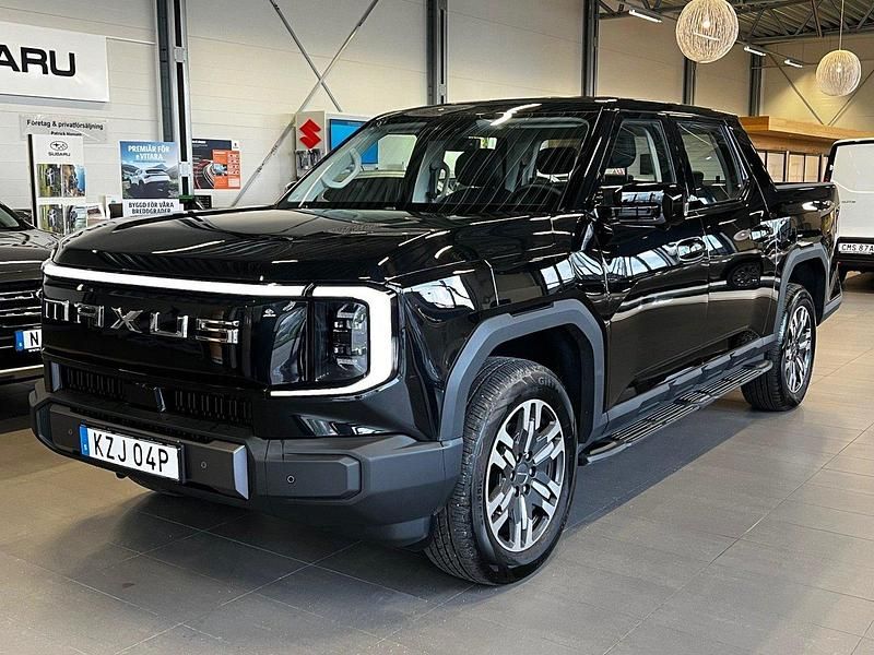 Svart Ny 2025 Maxus eTerron 9 Pickup | 849 875 kr - Bild 1/4