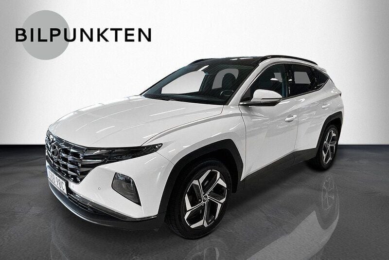 Vit Begagnad 2022 Hyundai Tucson Advanced SUV | 299 900 kr (Bra pris) - Bild 1/4