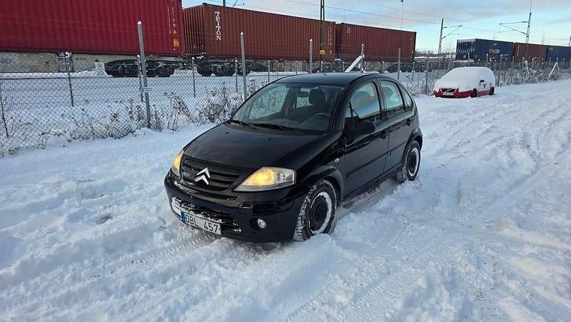 Svart Begagnad 2008 Citroën C3 Halvkombi | 17 900 kr (Marknadspris) - Bild 1/4