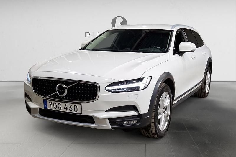 Vit Begagnad 2018 Volvo V90 CC Kombi | 209 900 kr (Superpris) - Bild 1/3