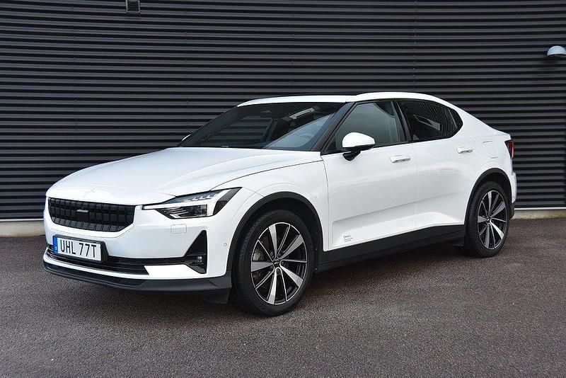 Vit Begagnad 2021 Polestar 2 Long Range Dual motor Sedan | 329 900 kr (Marknadspris) - Bild 1/4