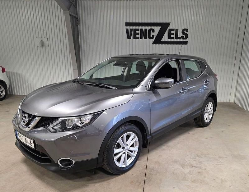 Begagnad Nissan Qashqai 116 HK (85 kW) 2016 Grå (grå metallic) SUV