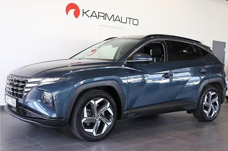 Blå Begagnad 2021 Hyundai Tucson Advanced SUV | 279 900 kr (Superpris) - Bild 1/4