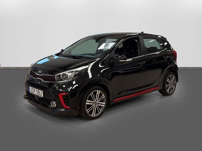 Svart Begagnad 2019 Kia Picanto GT-Line Halvkombi | 119 000 kr (Marknadspris) - Bild 1/4