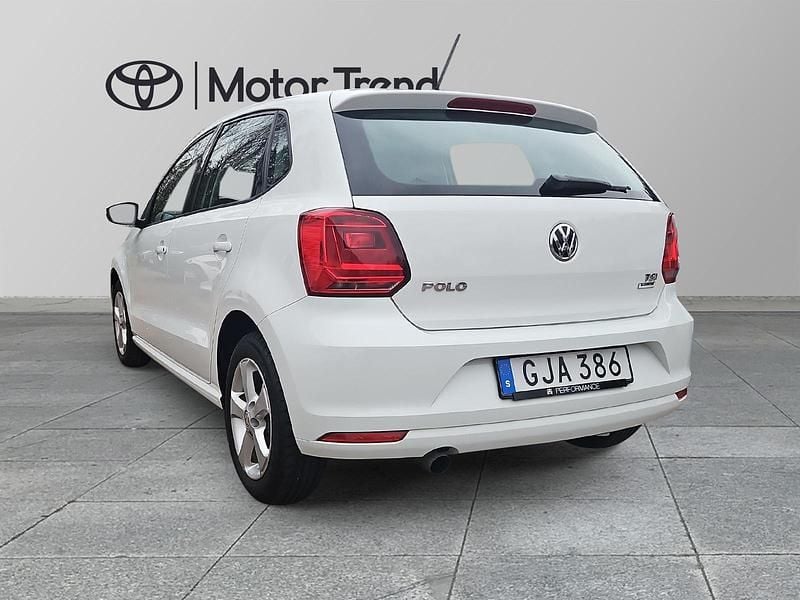 Begagnad VW Polo 91 HK (66 kW) 2016 Vit Halvkombi