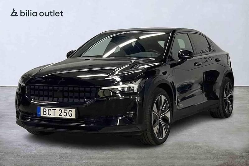 Svart Begagnad 2022 Polestar 2 Long Range Dual motor Halvkombi | 284 900 kr (Bra pris) - Bild 1/1