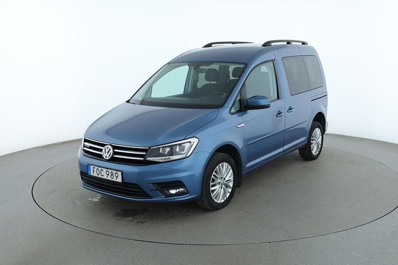 Begagnad VW Caddy 150 HK (110 kW) 2016 Blå Minibuss