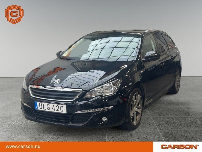 Svart Begagnad 2016 Peugeot 308 Active Kombi | 114 900 kr (Marknadspris) - Bild 1/3