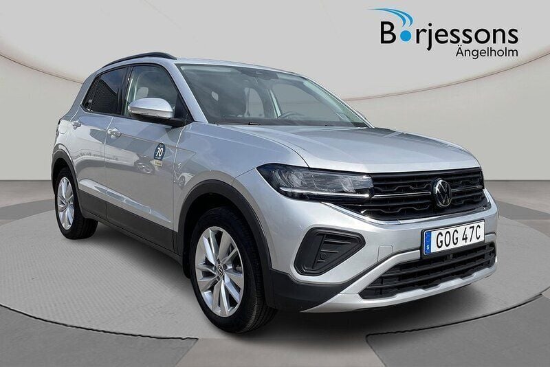 Silver Begagnad 2024 VW T-Cross Edition SUV | 289 900 kr (Superpris) - Bild 1/4