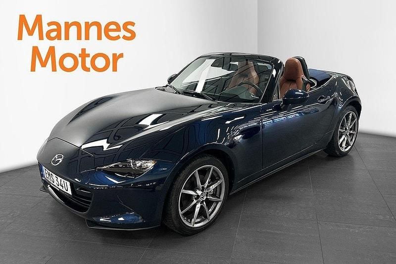 Blå Begagnad 2022 Mazda MX5 Cab | 319 900 kr (Bra pris) - Bild 1/4