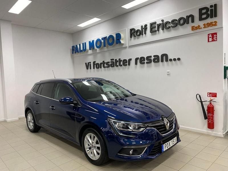 Blå Begagnad 2017 Renault Mégane GrandTour Zen Kombi | 109 500 kr (Marknadspris) - Bild 1/4
