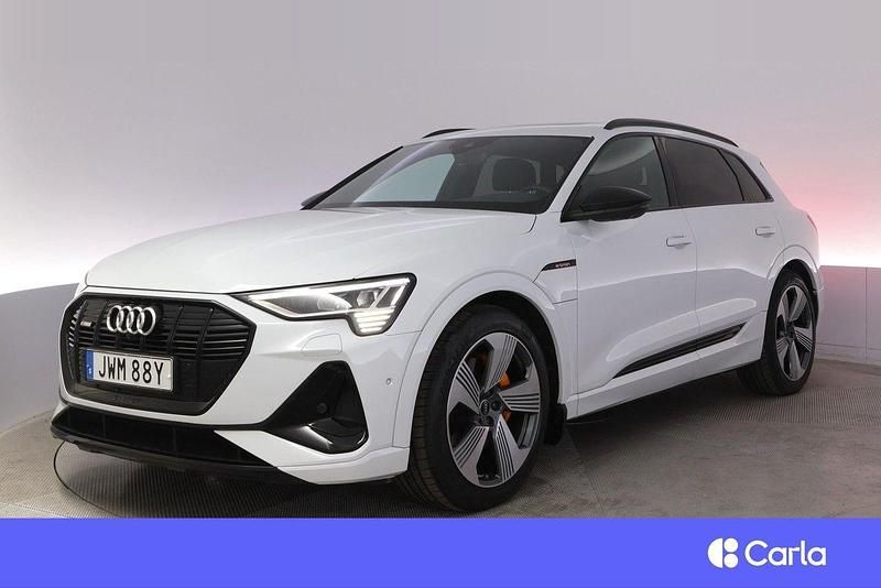Vit Begagnad 2022 Audi e-tron Advanced SUV | 461 900 kr (Lite dyr) - Bild 1/4
