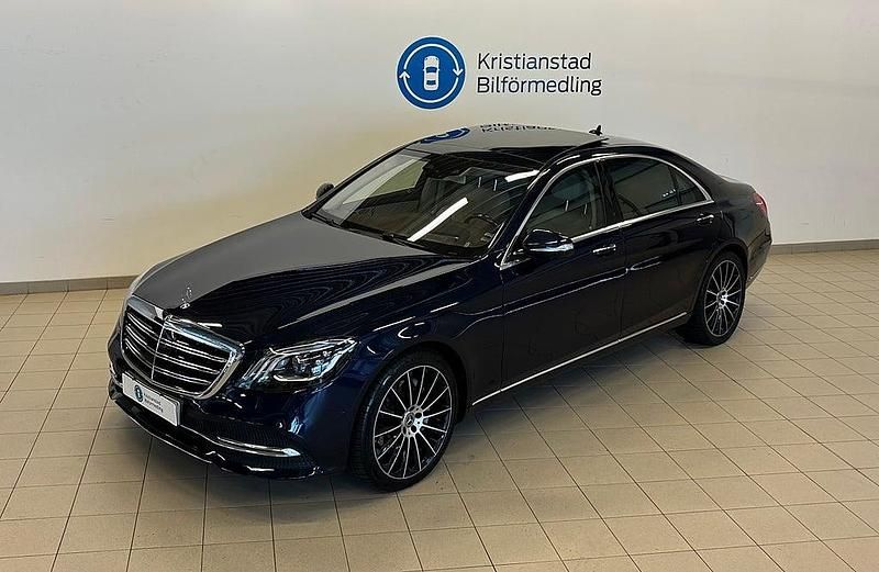 Begagnad Mercedes S350 Night 286 HK (210 kW) 2018 Mörkblå (blå) Sedan