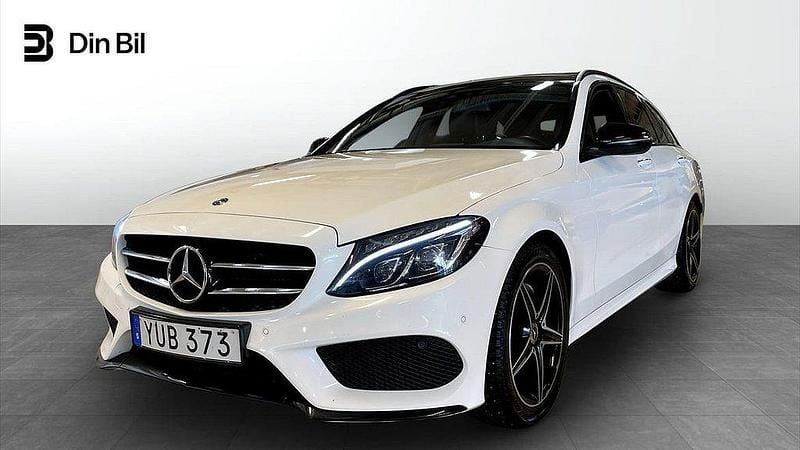 Vit Begagnad 2017 Mercedes C220 AMG Kombi | 249 900 kr (Marknadspris) - Bild 1/4