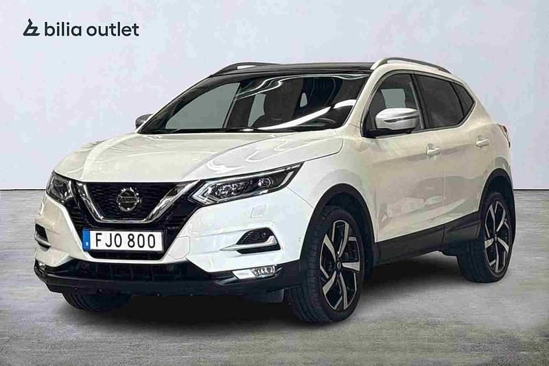 Vit Begagnad 2019 Nissan Qashqai SUV | 174 900 kr (Marknadspris) - Bild 1/1