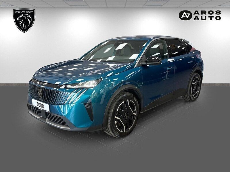 Blå Ny 2024 Peugeot e-3008 Allure SUV | 484 800 kr - Bild 1/4