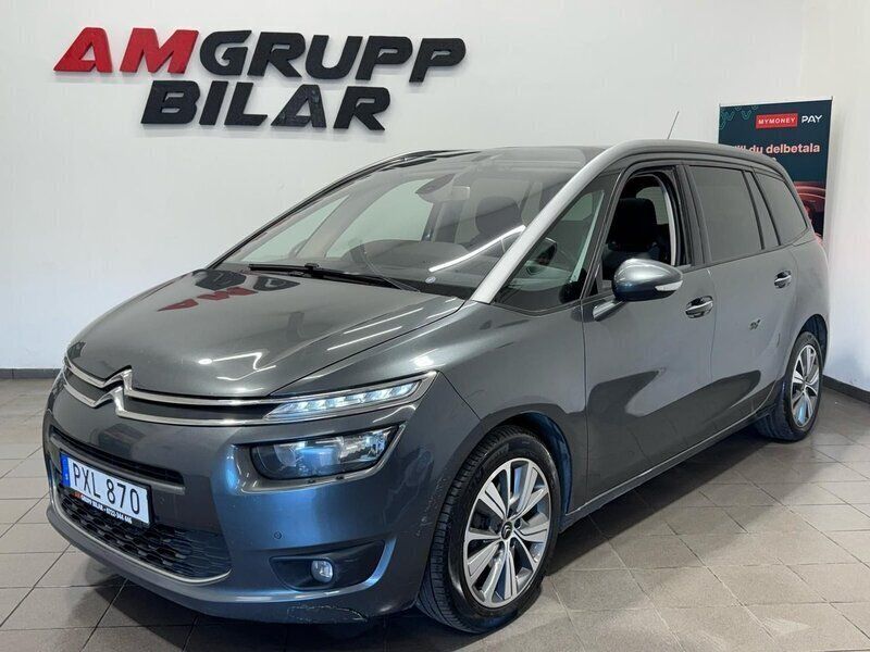 Grå Begagnad 2015 Citroën Grand C4 Picasso Minibuss | 79 900 kr (Marknadspris) - Bild 1/4