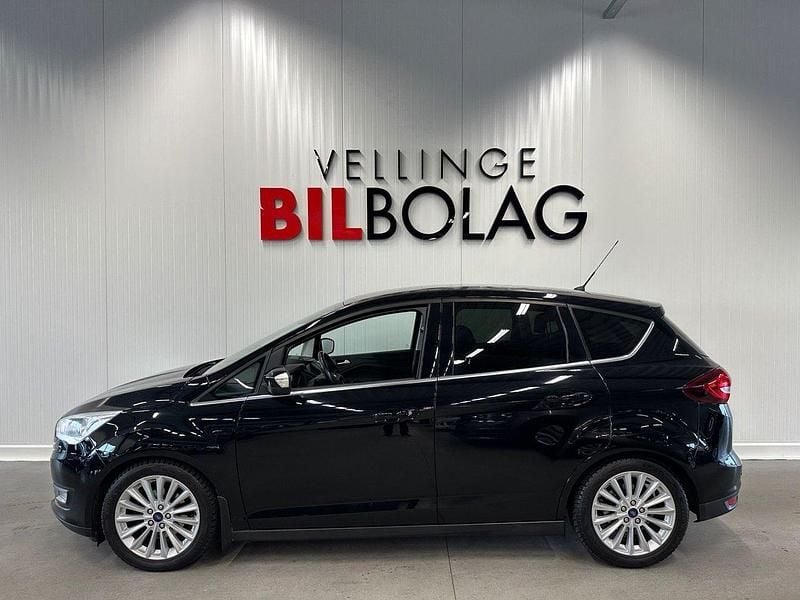 Svart Begagnad 2016 Ford C-MAX Titanium Minibuss | 79 500 kr (Marknadspris) - Bild 1/4