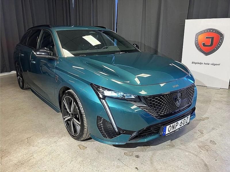 Blå Begagnad 2023 Peugeot 308 SW GTi Kombi | 239 900 kr - Bild 1/4