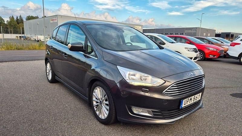 Grå Begagnad 2016 Ford C-MAX Titanium Minibuss | 89 900 kr (Marknadspris) - Bild 1/4