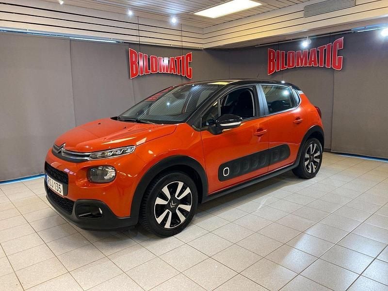 Orange Begagnad 2018 Citroën C3 Halvkombi | 119 000 kr (Marknadspris) - Bild 1/4