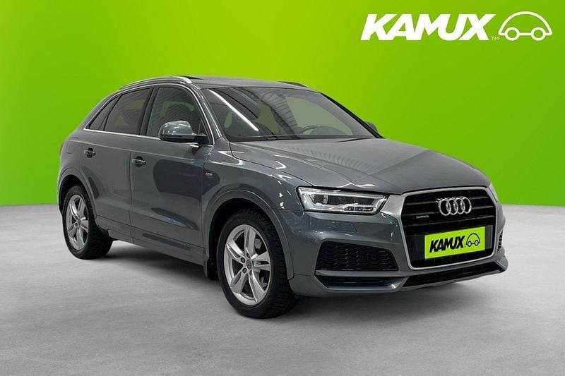 Silver/grå Begagnad 2017 Audi Q3 S-Line SUV | 209 800 kr (Marknadspris) - Bild 1/4