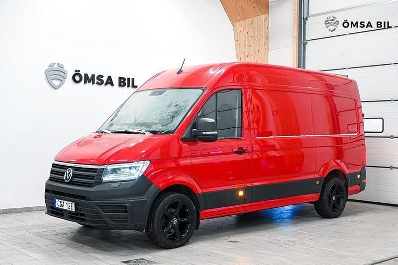 Röd Begagnad 2019 VW Crafter Van | 219 800 kr (Superpris) - Bild 1/4