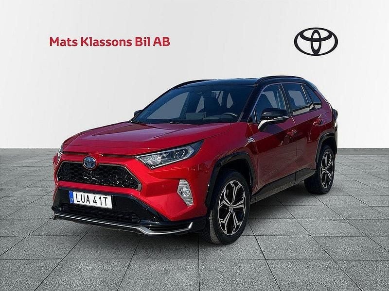 Röd Begagnad 2020 Toyota RAV4 Hybrid Style SUV | 399 000 kr (Marknadspris) - Bild 1/4