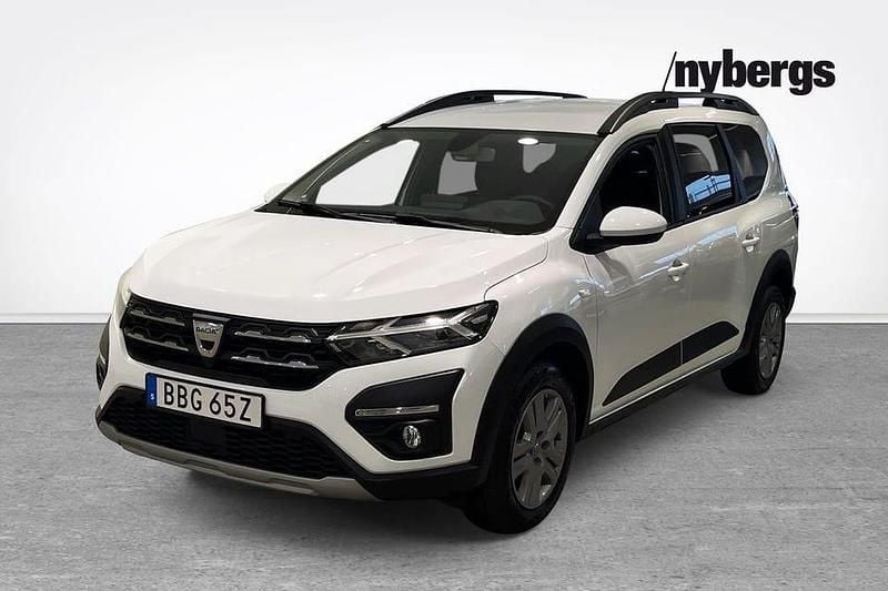 Vit Begagnad 2023 Dacia Jogger Comfort Minibuss | 164 900 kr (Bra pris) - Bild 1/4