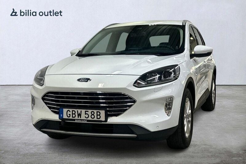 Vit Begagnad 2022 Ford Kuga SUV | 234 900 kr (Marknadspris) - Bild 1/3