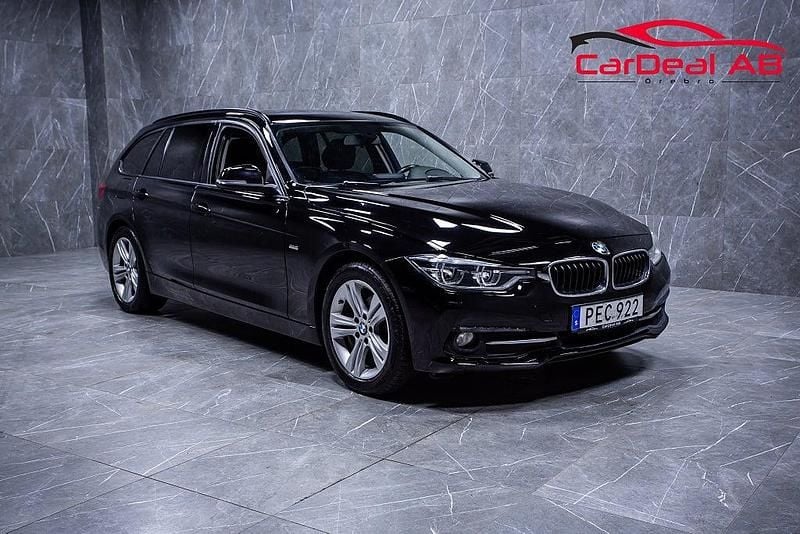 Begagnad BMW 320 Sport Line 190 HK (139 kW) 2017 Svart Kombi