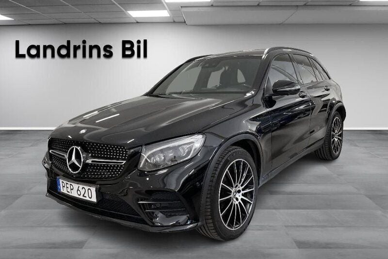 Svart Begagnad 2016 Mercedes GLC220 AMG line SUV | 289 900 kr (Lite dyr) - Bild 1/4