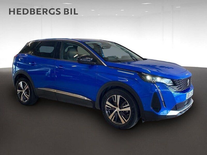 Blå Begagnad 2022 Peugeot 3008 Allure SUV | 239 900 kr (Marknadspris) - Bild 1/4