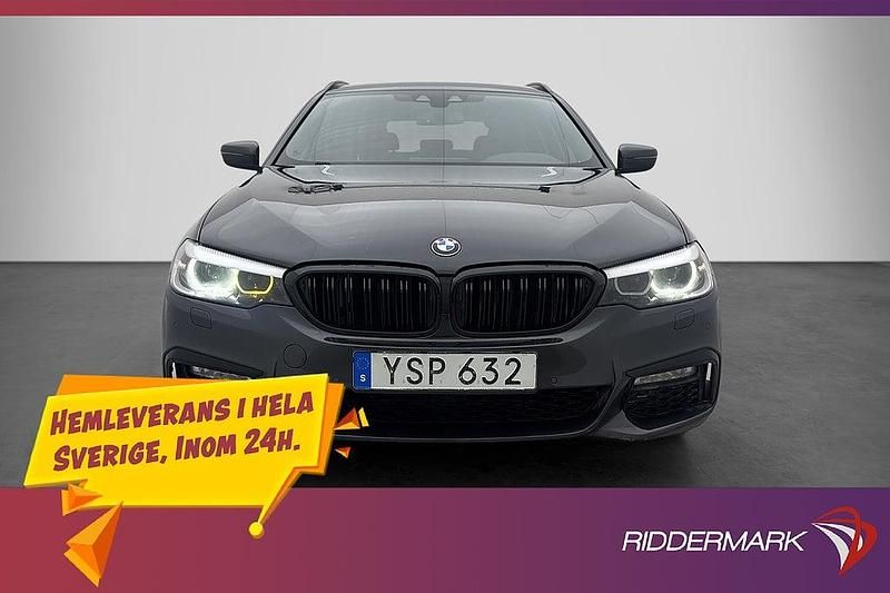Grå Begagnad 2018 BMW 520 M Sport Kombi | 239 900 kr (Marknadspris) - Bild 1/2