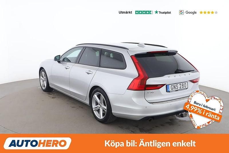 Begagnad Volvo V90 192 HK (141 kW) 2018 Silver Kombi
