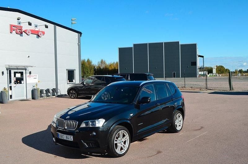 Svart Begagnad 2013 BMW X3 M Sport SUV | 149 900 kr (Marknadspris) - Bild 1/4