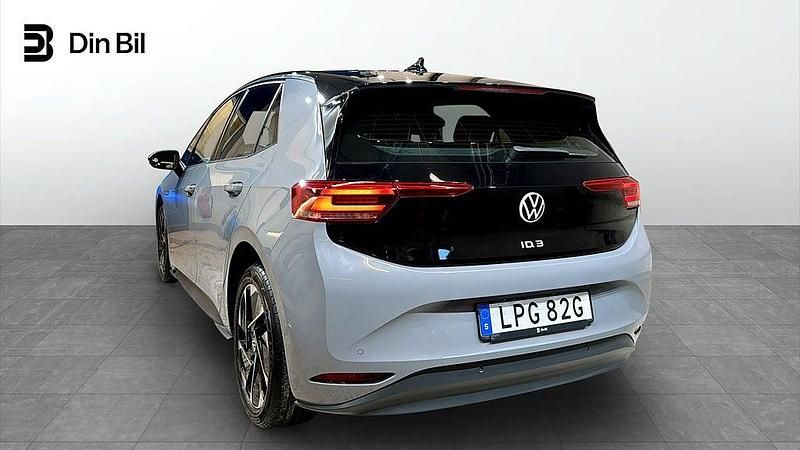 Begagnad VW ID.3 Pro Performance 150 kW (204 HK) 2021 Moonstone grey/black Halvkombi