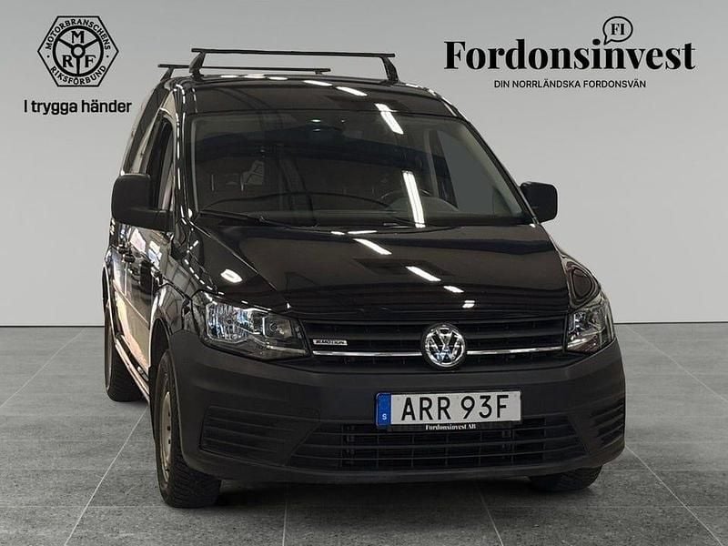 Begagnad VW Caddy 122 HK (89 kW) 2019 Svart Minibuss