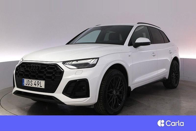 Vit Begagnad 2021 Audi Q5 S-Line SUV | 434 900 kr (Lite dyr) - Bild 1/4