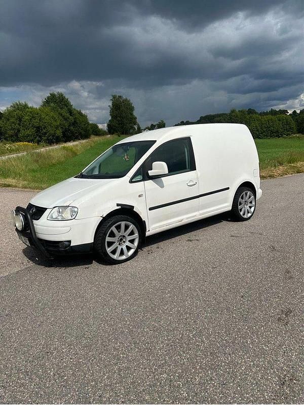 Vit Begagnad 2008 VW Caddy Cup Minibuss | 22 000 kr (Superpris) - Bild 1/4