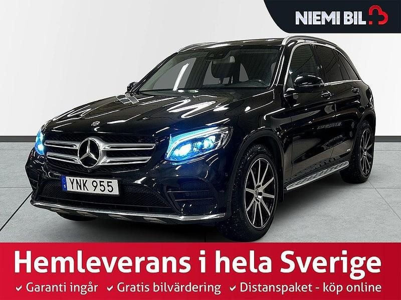 Svart Begagnad 2017 Mercedes GLC220 AMG SUV | 259 900 kr (Marknadspris) - Bild 1/3