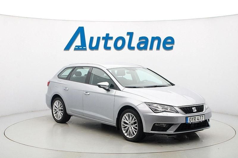 Silver Begagnad 2018 Seat Leon ST Style Kombi | 159 900 kr (Marknadspris) - Bild 1/3