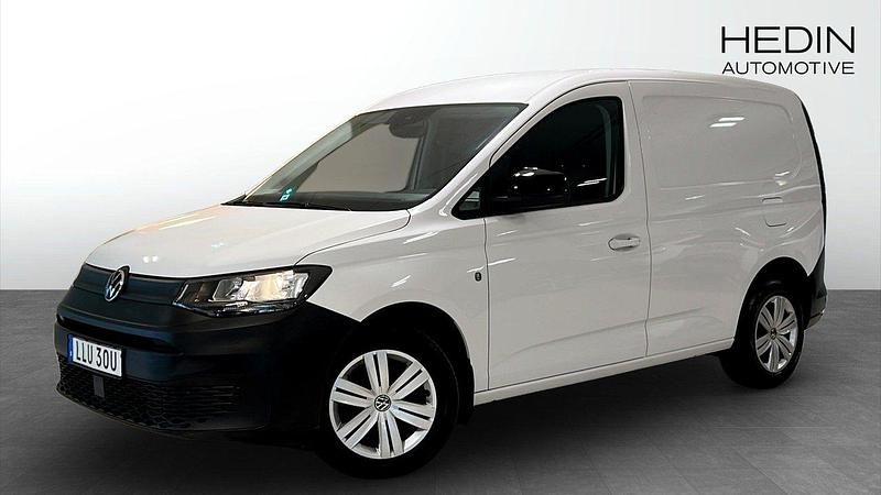 Vit (white) Begagnad 2022 VW Caddy Minibuss | 259 000 kr (Bra pris) - Bild 1/4