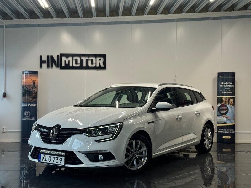 Vit Begagnad 2019 Renault Mégane GrandTour Kombi | 139 900 kr (Lite dyr) - Bild 1/4